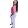 2 piece sleeve 2 Sleeveless Flared Two-Piece Set